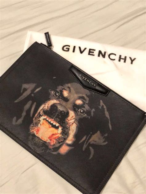 givenchy dog face clutch|givenchy purses.